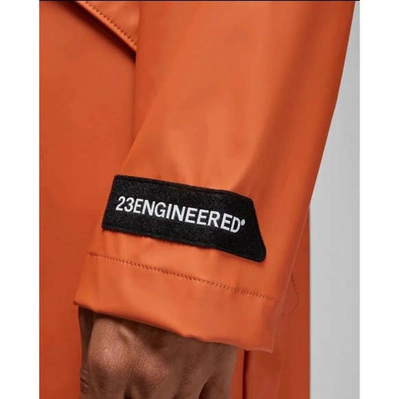 Nike Jordan 23 Engineered Trench Jacket Orange - New DV7691 872 - Picture 4 of 8